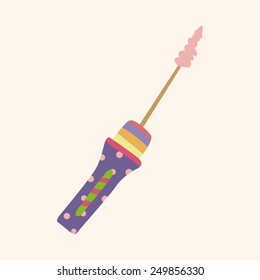 mascara theme elements vector,eps