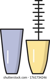 icono de color plano del vector de máscara 