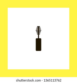 mascara vector icon. flat design