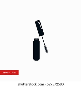 Mascara vector icon, flat design best vector icon