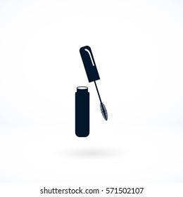 Mascara vector icon, flat design best vector icon