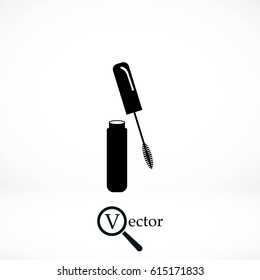 Mascara vector icon, flat design best vector icon