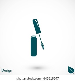 Mascara vector icon, flat design best vector icon