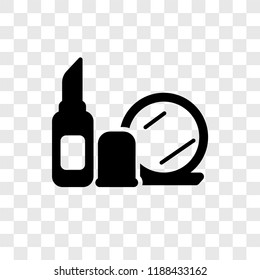 Mascara vector icon isolated on transparent background, Mascara transparency logo concept
