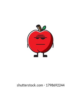 manzana de mascota con una pose interesante