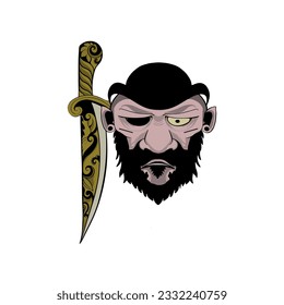 MASCOT BARBARIAN CHARARTER FANTASY WARRIOR 