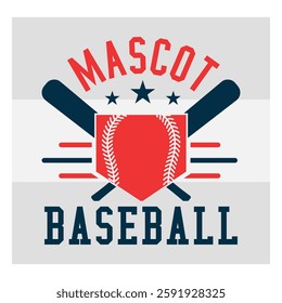 Mascot Baseball, Sports, Mascot Baseball T-shirt Design, Baseball Team Shirts, Baseball Mom, Game, Lover, Best T-shirt Design,
