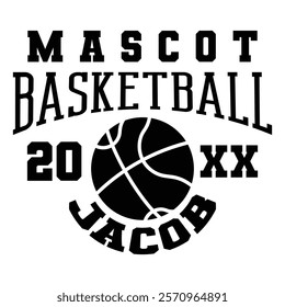 
Mascot Basketball 20 Xx Jacob