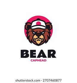 Diseño de Logo de Mascot Bear Head