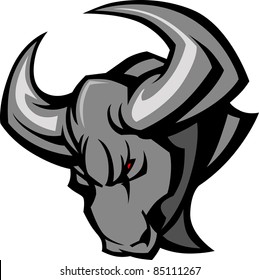 Mascot Bull Vector Illustration