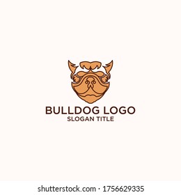 Maskottchen-Logo-Design Vektorgrafik abstrakt