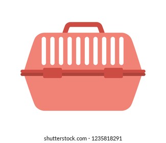 mascot cage on white background