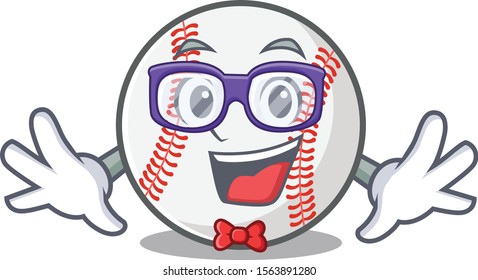 Mascot cartoon baseball the in geek shape