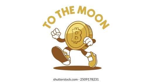 mascot cartoon money vector illustration