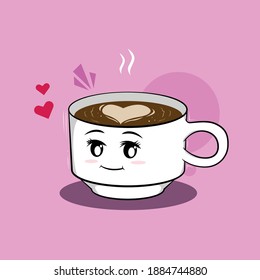Maskottchen-Tasse Kaffee