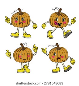 Mascot Character Pumpkin in