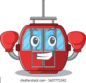 mascot character style of Sporty Boxing Ropeway