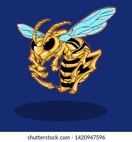 the mascot of the cold yellow bee monster