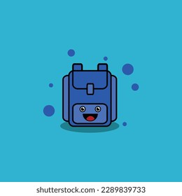 Mascot Cute Backpack Bag Icon