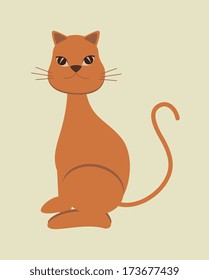 mascot design over beige background vector illustration  