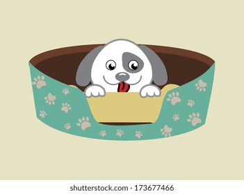 mascot design over beige background vector illustration  
