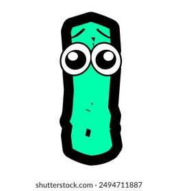 mascot doodle alphabet for illustration and graphic design