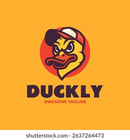 Mascot Duck Logo Design 2
