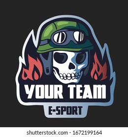 mascot e sport logo template design