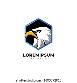 MASCOT  EAGLE LOGO VECTOR PREMIUM
