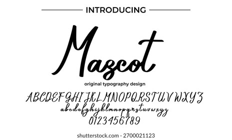 Mascot - Elegant Script Font for Smooth Handwritten Design and Creative Typography