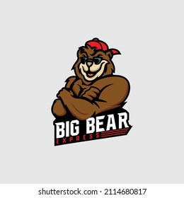 Mascot esport logo design. Illustration vector graphic of gaming