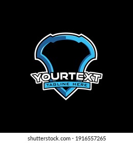 Mascot frame for esport sport logo 