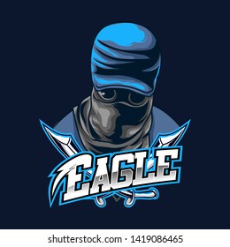mascot gaming esport logo concept 