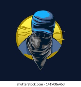 mascot gaming esport logo concept 