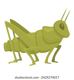 Mascot grasshopper icon cartoon vector. Art nature. Life smile image