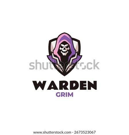 Mascot Grim Warden Logo Design