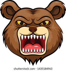 Mascot Head of an bear