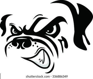 Mascot Head of bulldog 
