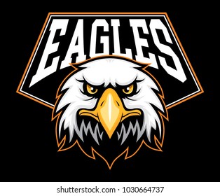 Mascot Head of an Eagle