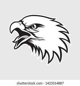 Mascot Head of an Eagle