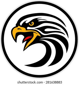Mascot Head of an Eagle