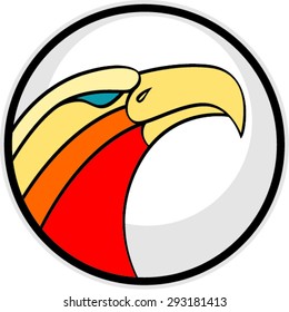 Mascot Head of an Eagle