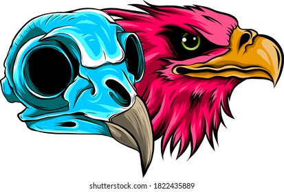 Mascot Head of an Eagle vector illustration