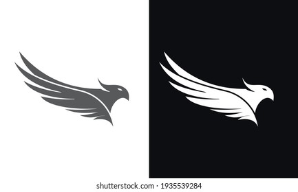 Mascot Head of an Eagle, vector illustration