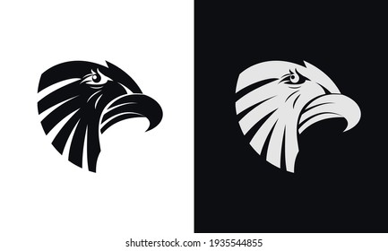 Mascot Head of an Eagle, vector illustration