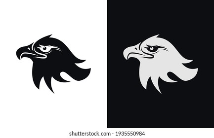 Mascot Head of an Eagle, vector illustration