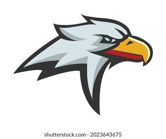 Mascot Head of an Eagle, vector illustration
