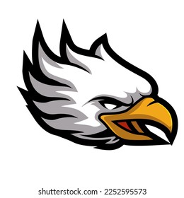 Mascot Head of an Eagle, vector illustration