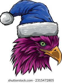 Mascot Head of an Eagle vector illustration design