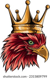 Mascot Head of an Eagle vector illustration design